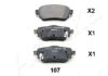 ASHIKA 51-01-107 Brake Pad Set, disc brake